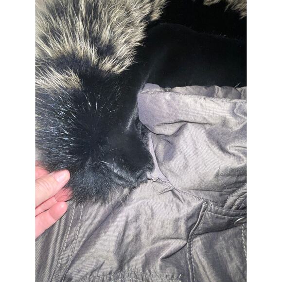 Laundry by Shelli Segal Fox Fur Trimmed Coat - Size‎ S - Just Fabulous! - Picture 8 of 16